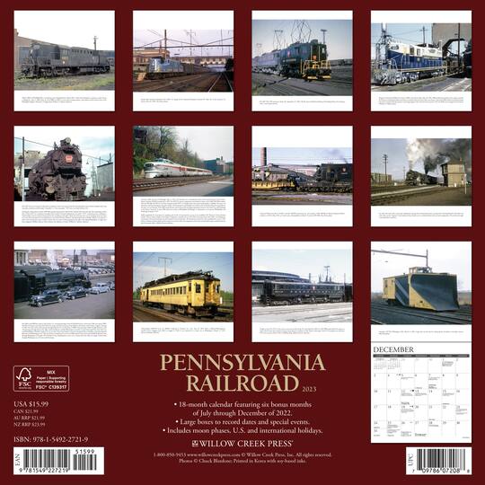 2023 Pennsylvania Railroad Wall Calendar Wall Calendars Michaels 2023-pennsylvania-railroad-wall-calendar-wall-calendars-michaels